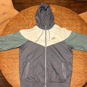 Men’s Nike Windbreaker - Slate Blue/Light Blue/Dark Blue